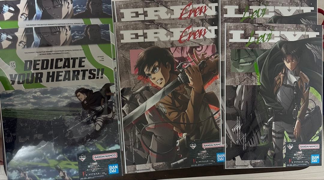 進撃の巨人　一番くじ　A賞　B賞×2 下位賞　64品