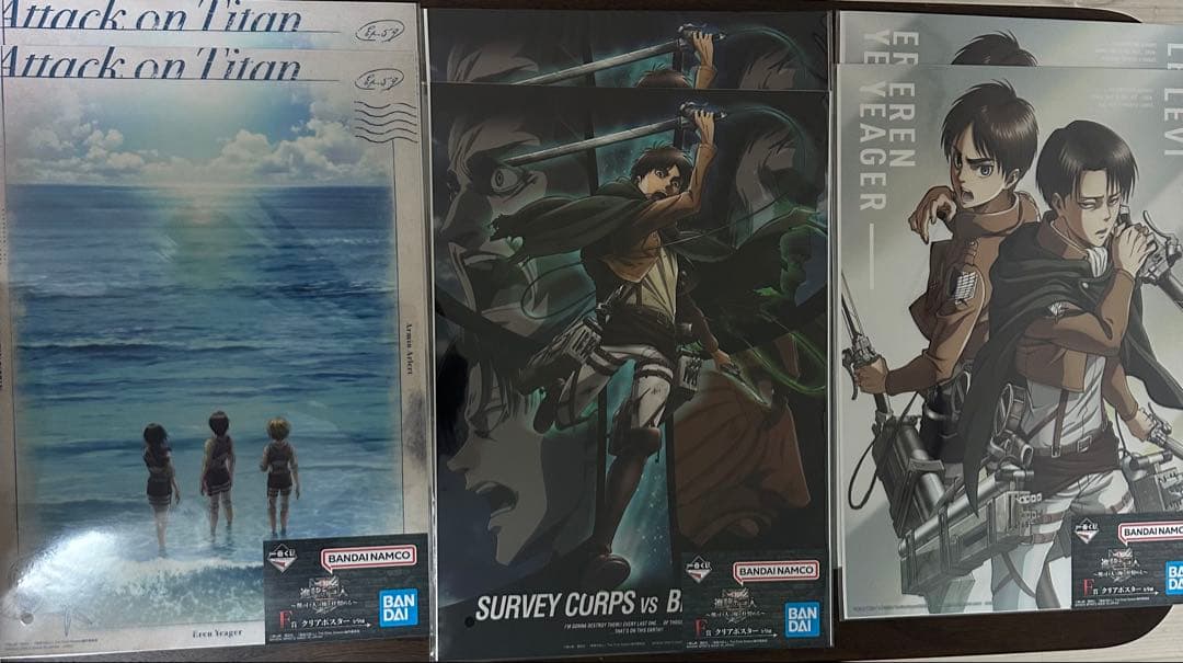 進撃の巨人　一番くじ　A賞　B賞×2 下位賞　64品