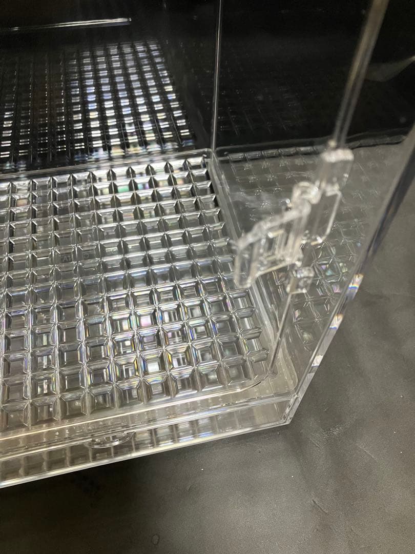 【新品未使用】レプタイルボックス×3 ナノ　スライド式　フロントドア　アクリル