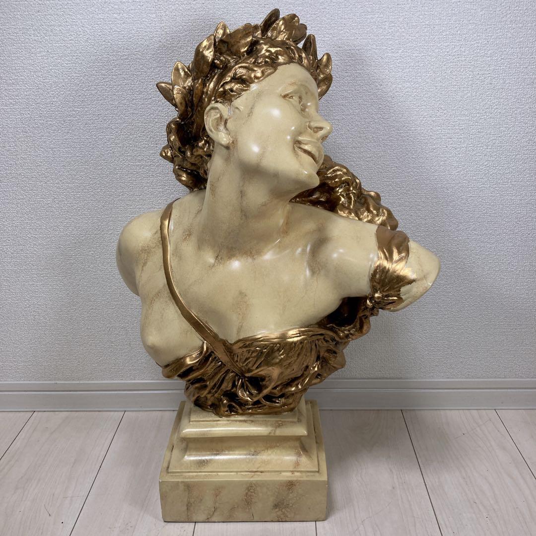 オペラ座のダンスをする女性胸像 彫刻複製　オブジェ　ジャン＝バティスト・カルポー