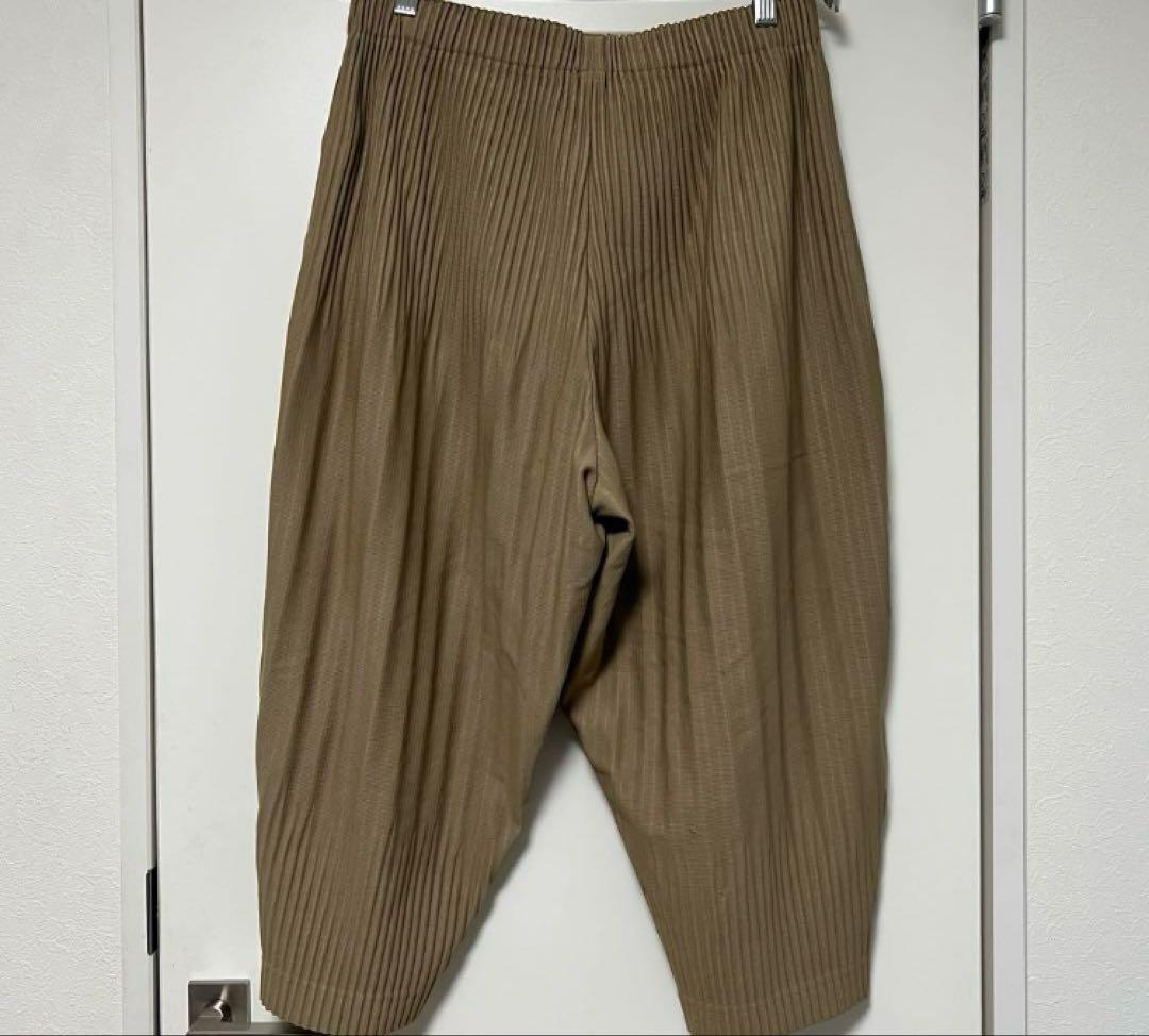 HOMME PLISSE イッセイミヤケ BASICS 消しプリーツ パンツ