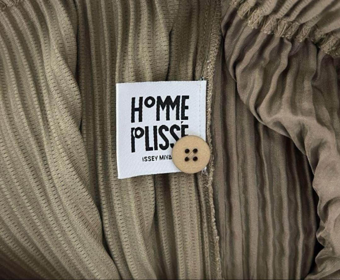 HOMME PLISSE イッセイミヤケ BASICS 消しプリーツ パンツ