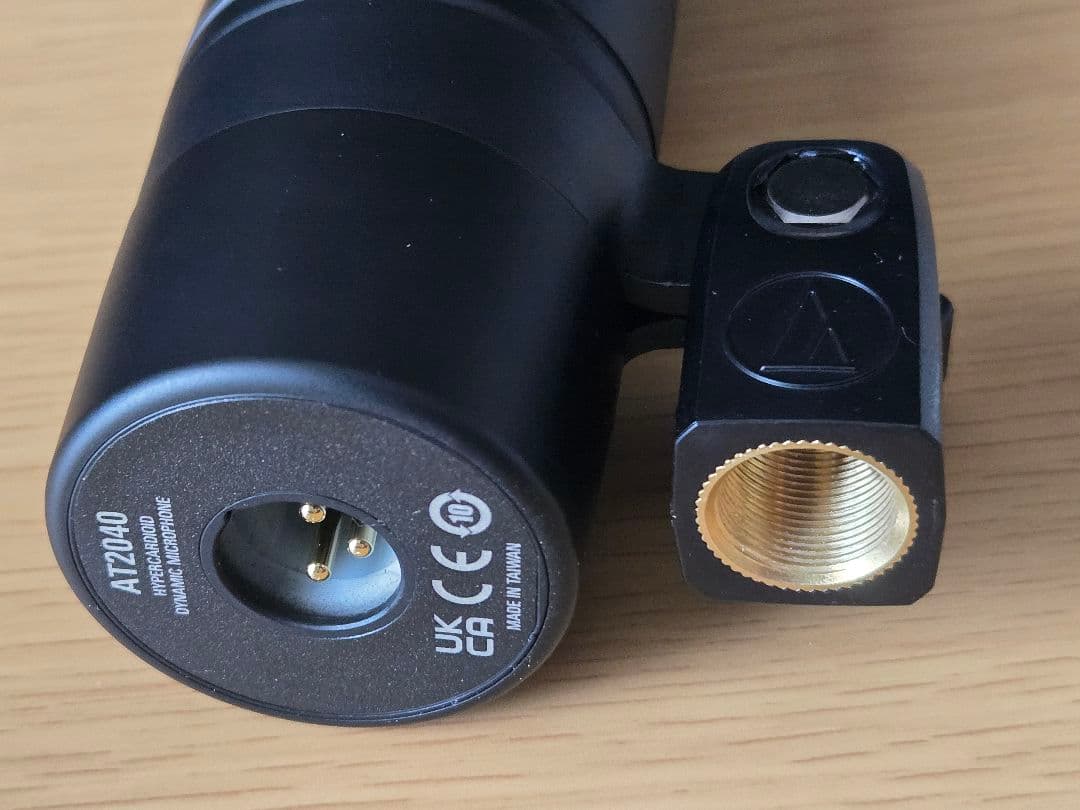 【りゅう】audio-technica AT2040 + XLRケーブル