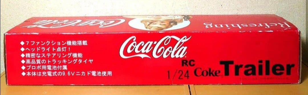 ラジコン コカ・コーラ デザイン トレーラー 1/24 ベンツ