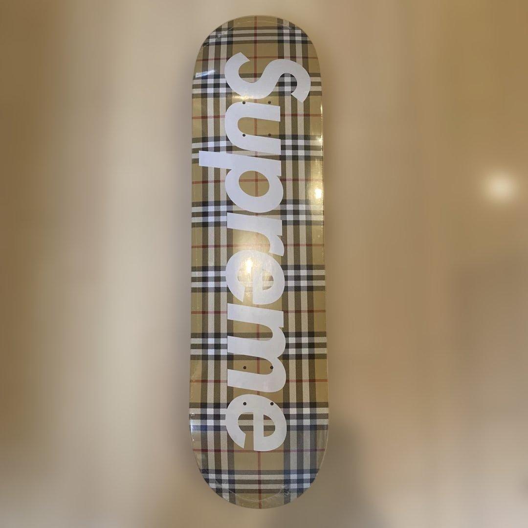【希少】Supreme Burberry Skateboard Deck