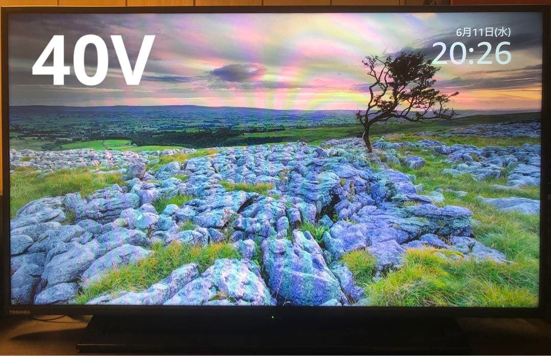 東芝 REGZA テレビ 40Vフルハイビジョン 40S22 2019年製