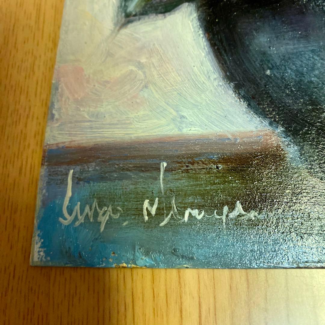 【遺品整理】元値75000円　油絵　2セット