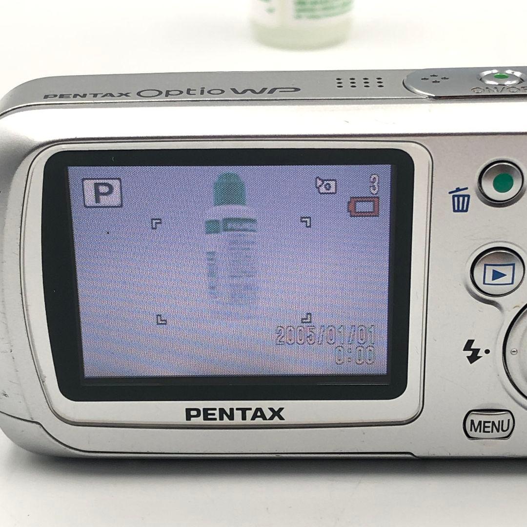 【完動品】PENTAX Optio WP コンデジ デジカメ 動作確認済み
