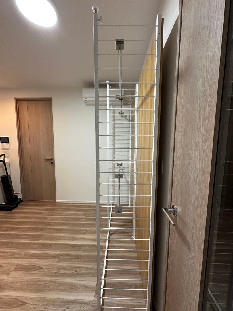 【ディノス】間仕切り収納 ハンガー2段 幅90cm & 2段 連結用幅88cm