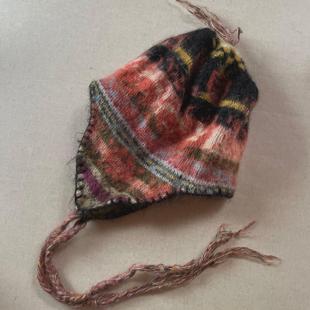 ヴィヴィアンウェストウッド　耳当て付ニット帽