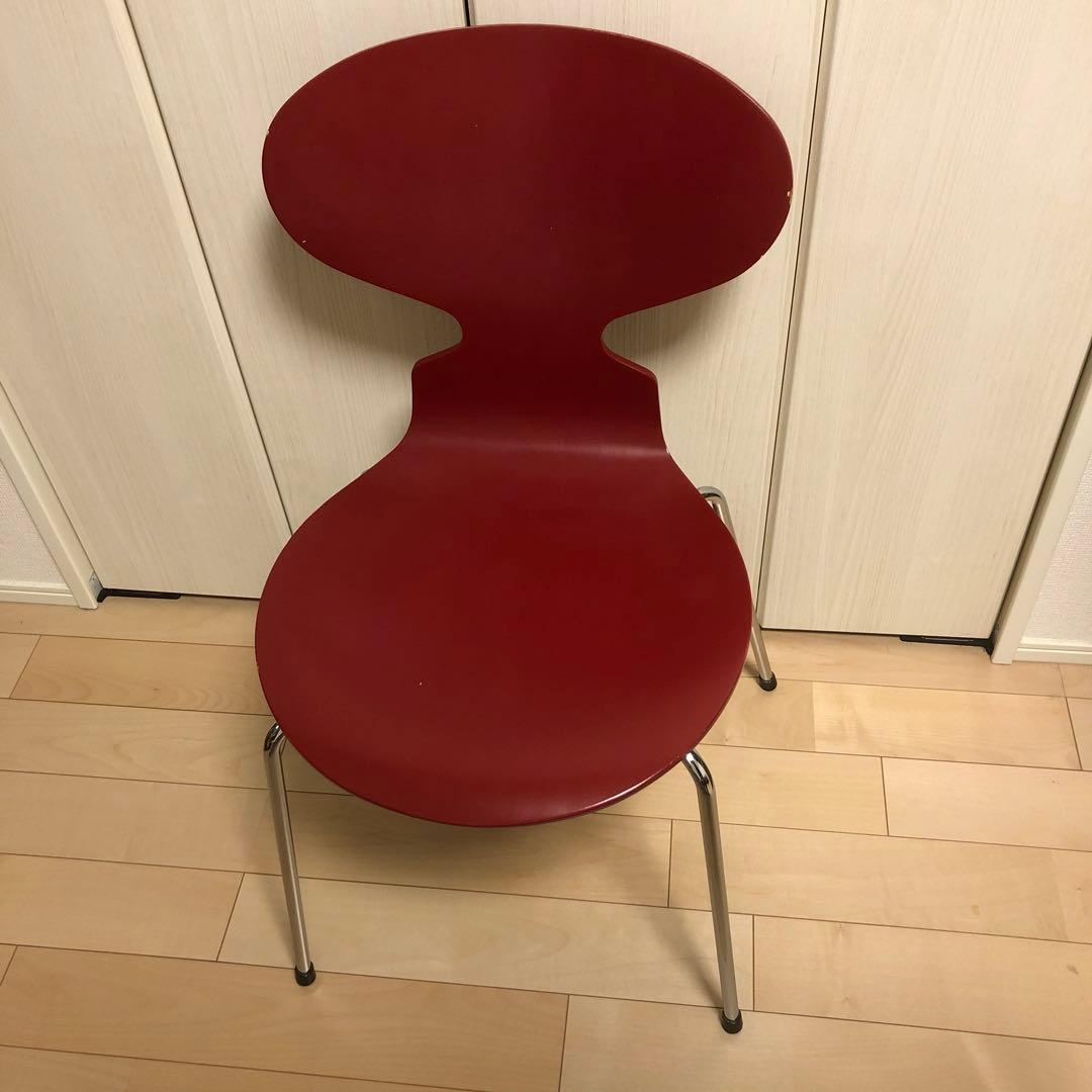 アントチェア　フリッツハンセンFritz Hansen　廃番色希少レッド