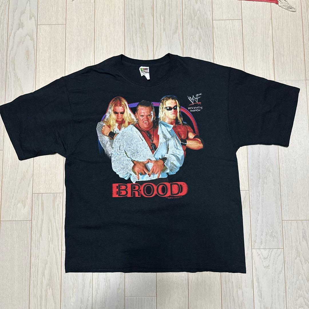 WWE WWF BROOD クリスチャン　エッジ　ギャングレル　プロレスTシャツ