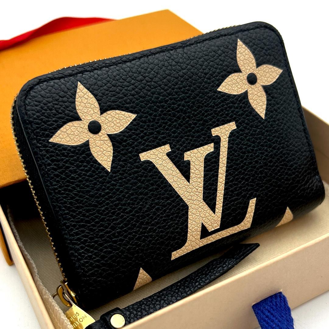 ルイヴィトン アンプラント ジッピーパース バイカラー 黒 A510