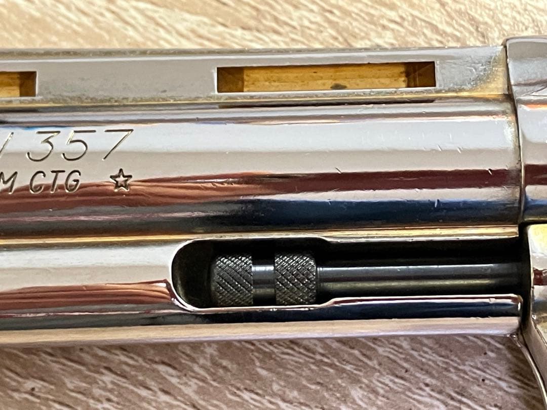 コクサイ コルト パイソン 6インチ 金属製モデルガン SMGマーク有り