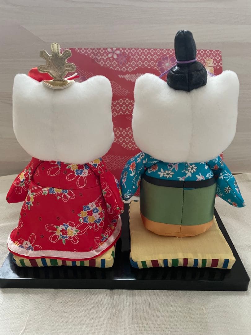 平成　レトロ　サンリオ　ハローキティ　ダニエル　雛人形　ぬいぐるみ