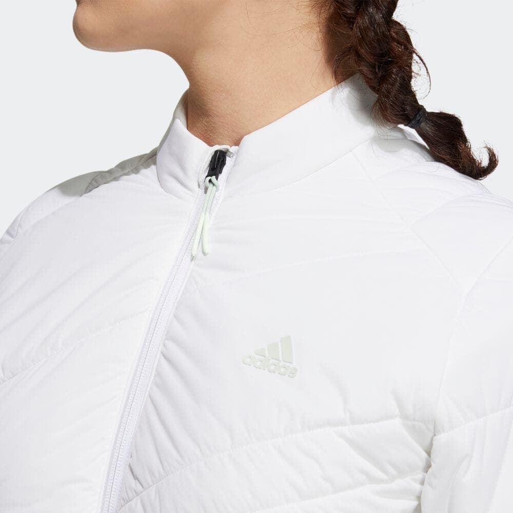 【L】秋冬 アディダス ゴルフ 保温 キルティング 中綿セットアップ