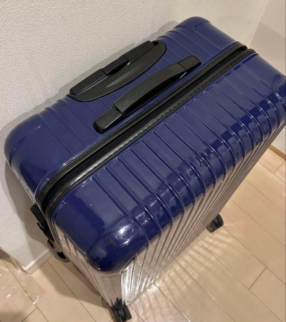 美品リモワRIMOWA サルサ（4輪）877.70 TSAロック　軽量　ネイビー