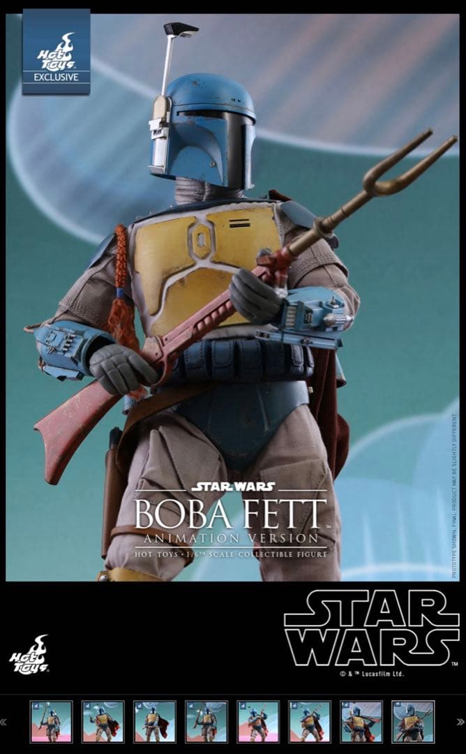 (激レア) ボバフェットアニメーションバージョンホットトイズスターウォーズ