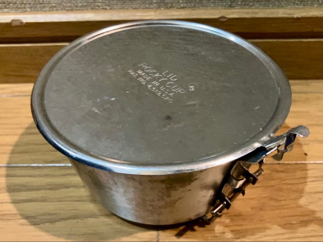 フタ希少【USA製】CASCADE CUP＋ROCKY CUP蓋付 折りたたみ式