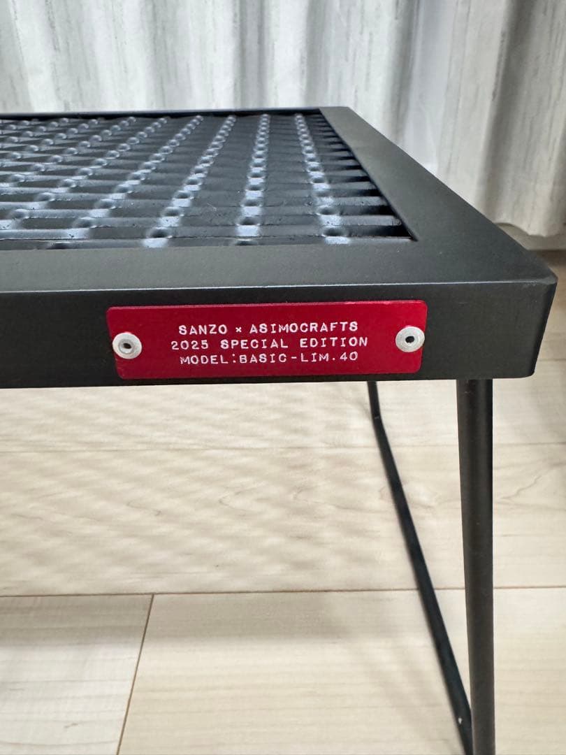 【2025限定】アイアンテーブル RED サンゾー工務店 アシモ コラボ