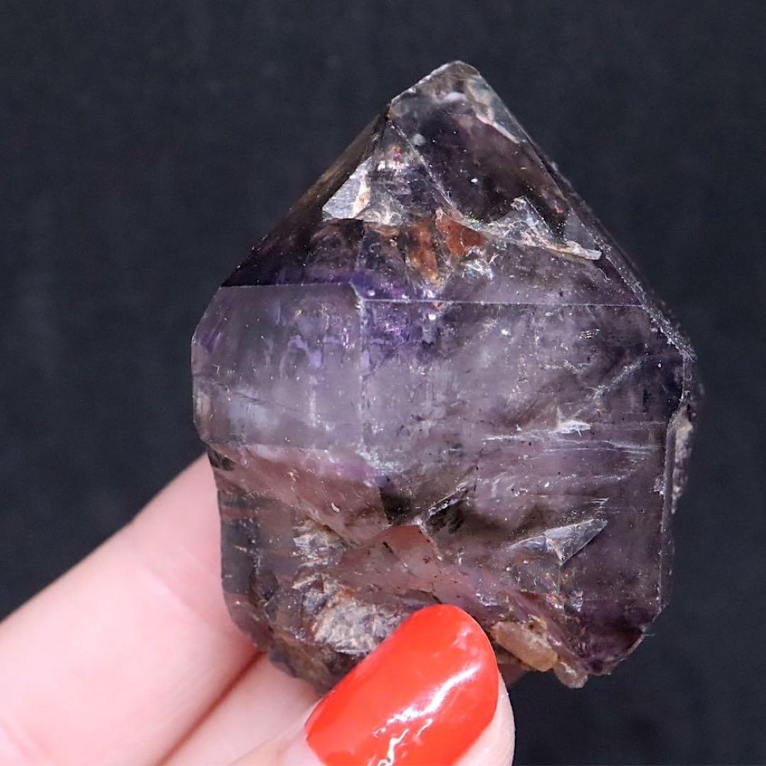 スーパーセブン セプター スモーキー アメジスト紫水晶55,7g AMT155