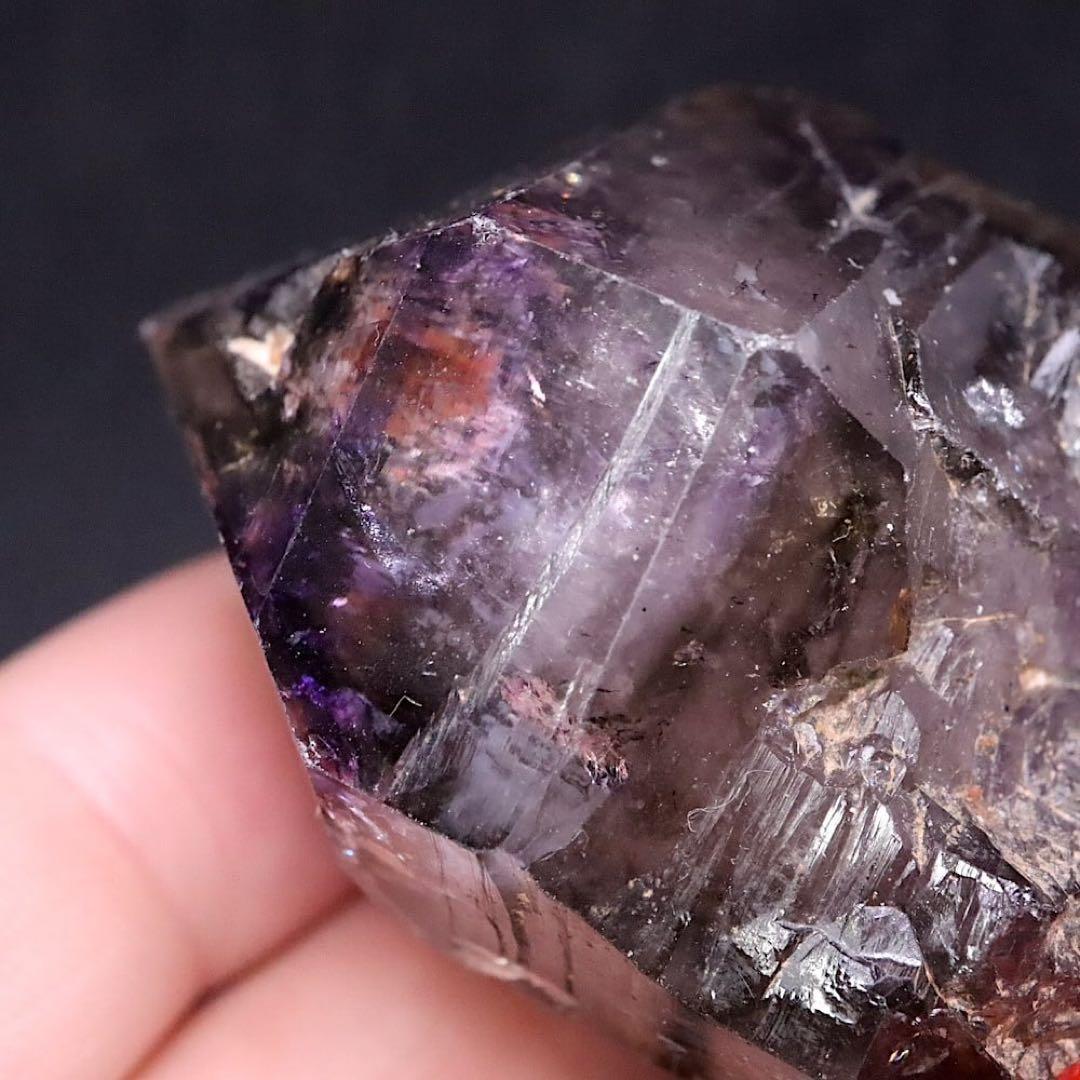 スーパーセブン セプター スモーキー アメジスト紫水晶55,7g AMT155