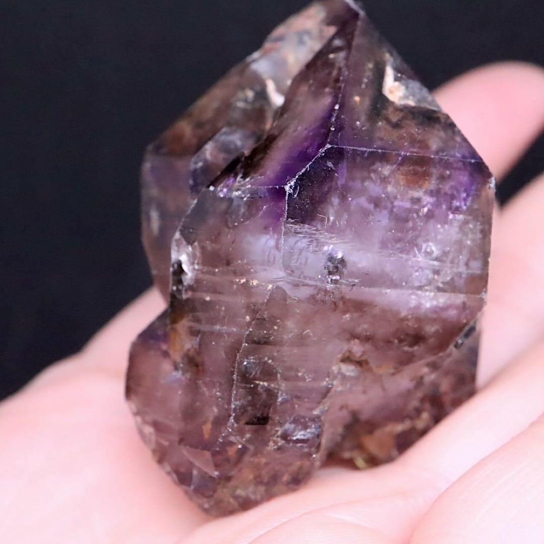 スーパーセブン セプター スモーキー アメジスト紫水晶55,7g AMT155