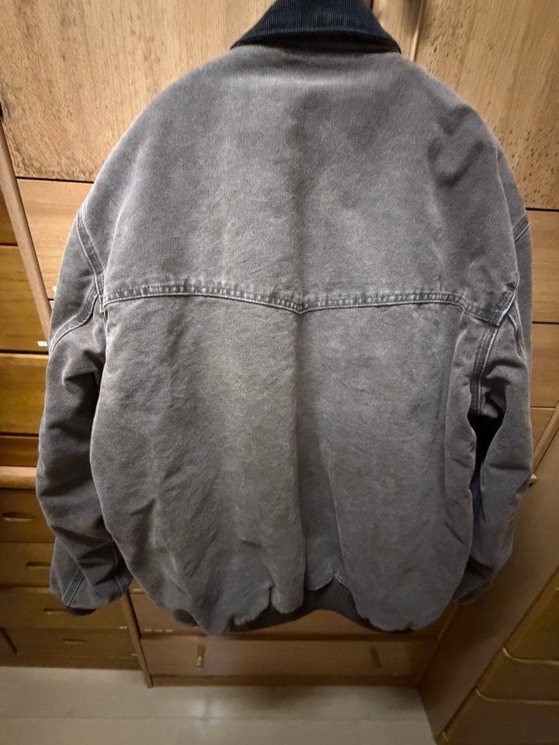 Carhartt ダックジャケット ブラウン 企業ロゴ