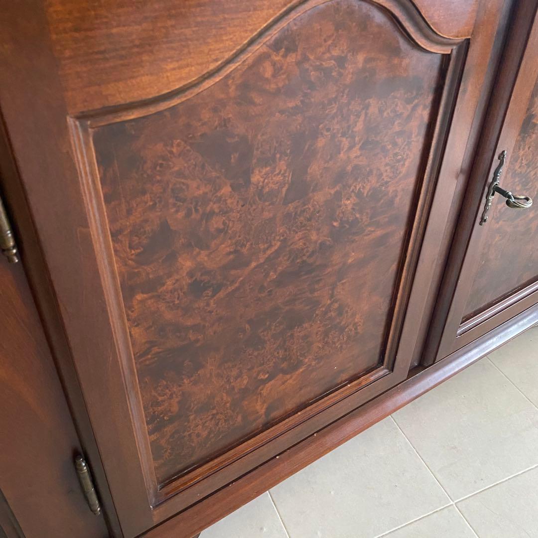 イタリア製　アンティーク　サイドボード　ヨーロピアン　キャビネット　モダン　象嵌