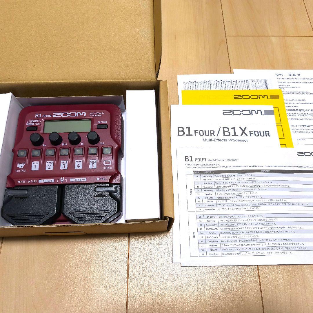 ZOOM B1 FOUR【ほぼ未使用】