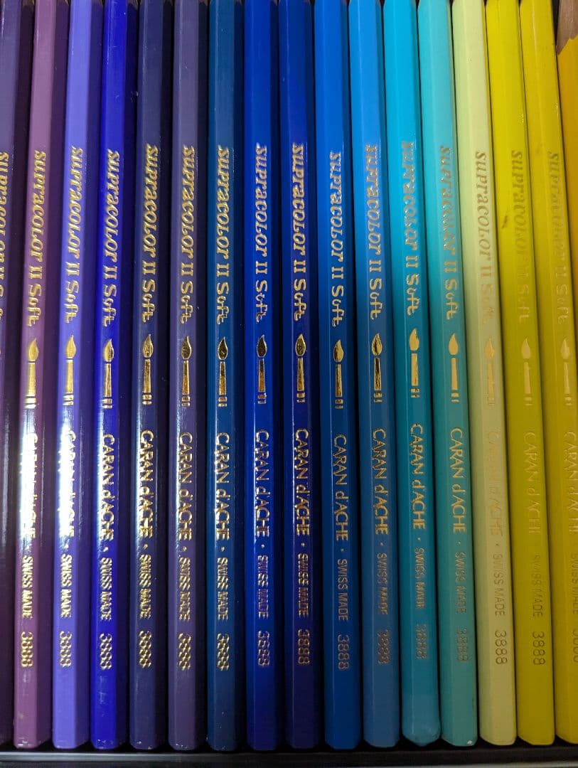 カランダッシュ スプラカラー 80色 水彩 色鉛筆 画材 アート 絵画 筆記