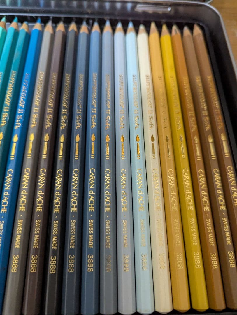 カランダッシュ スプラカラー 80色 水彩 色鉛筆 画材 アート 絵画 筆記