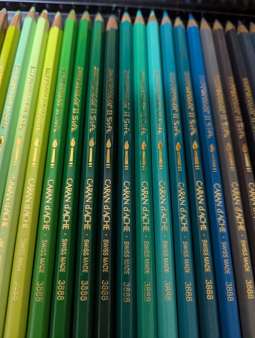 カランダッシュ スプラカラー 80色 水彩 色鉛筆 画材 アート 絵画 筆記