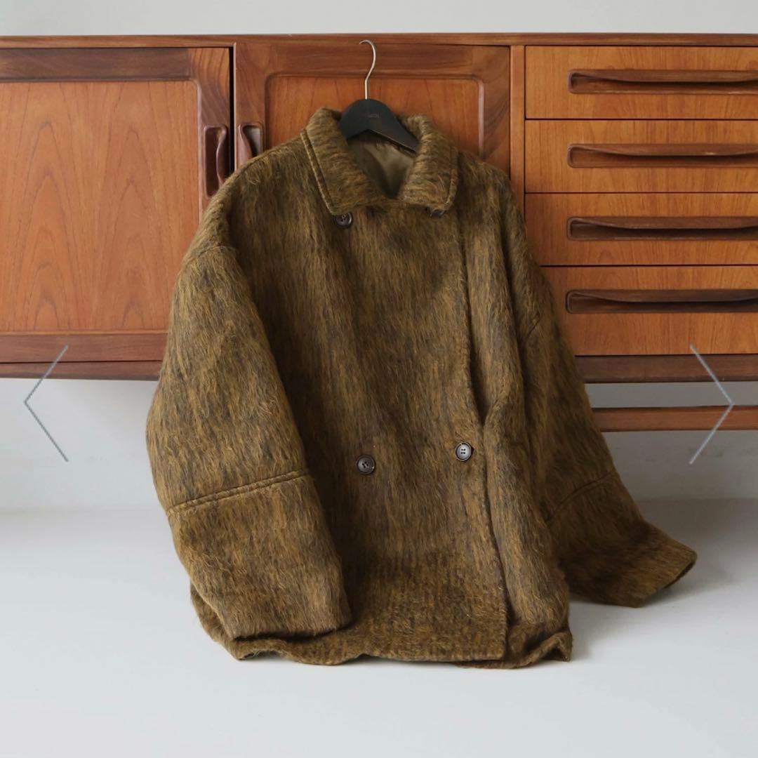 hellam チェスターコート　マスタード