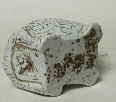 ■観心時代旧蔵■珍品朝鮮 高麗磁 朝鮮古陶磁器 古高麗 李朝時代 高麗白磁亀水滴