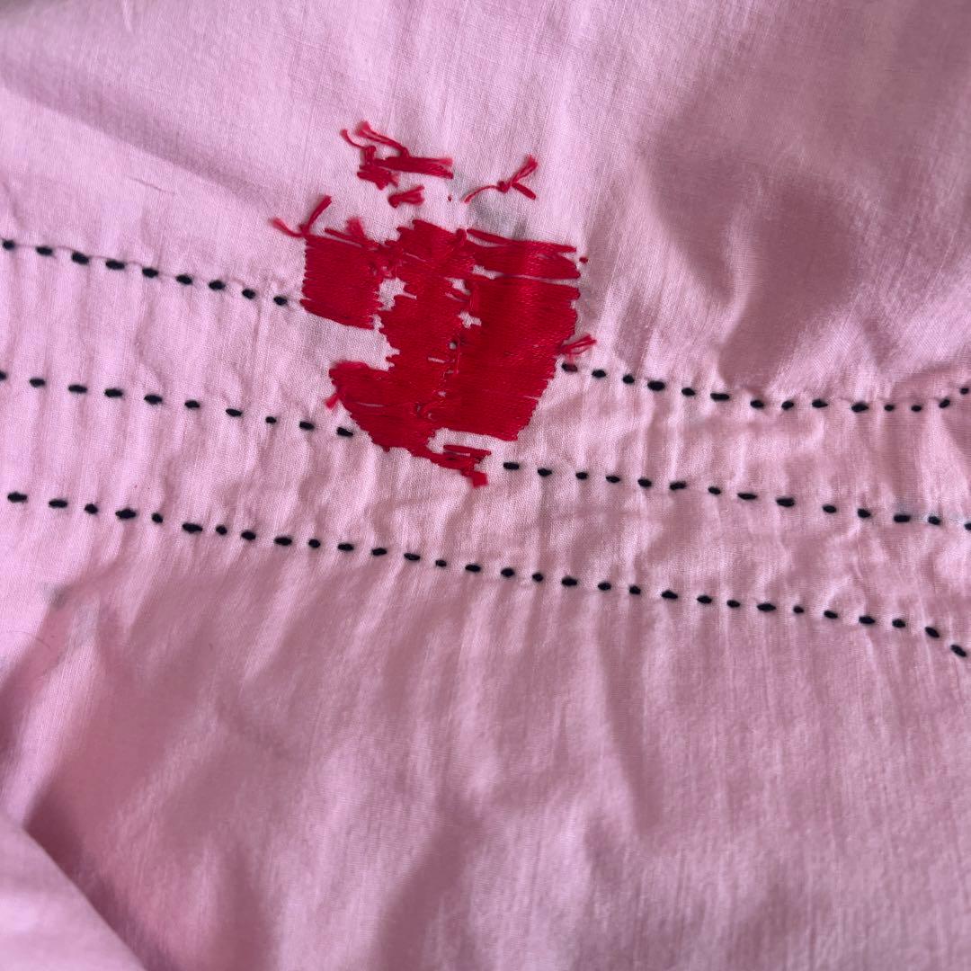 アンティークキルト✴︎ベビーキルトベビー布団刺繍キルト