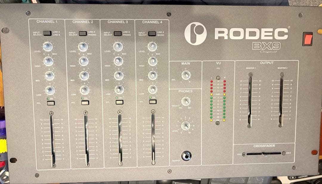 RODEC BX-9 希少DJミキサー　ベルギー製　美品　極太サウンド