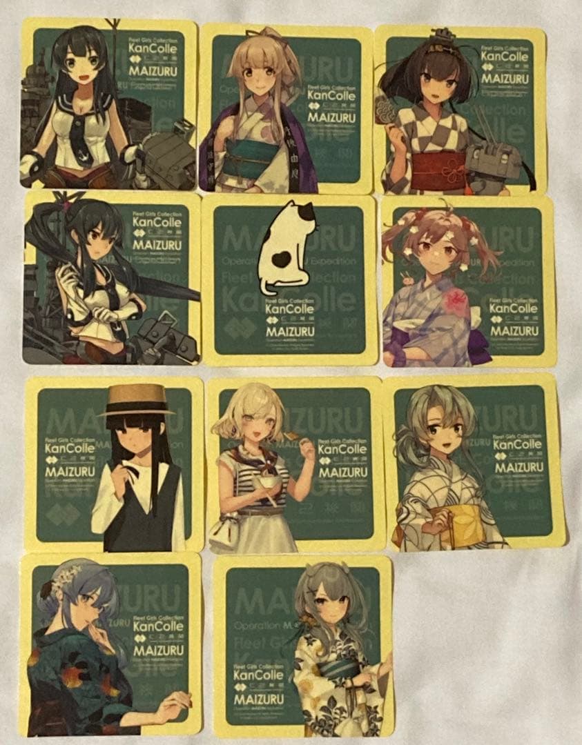 艦これ 舞鶴オータムフェスタコラボ　シール　フルコンプリートセット(11種類)