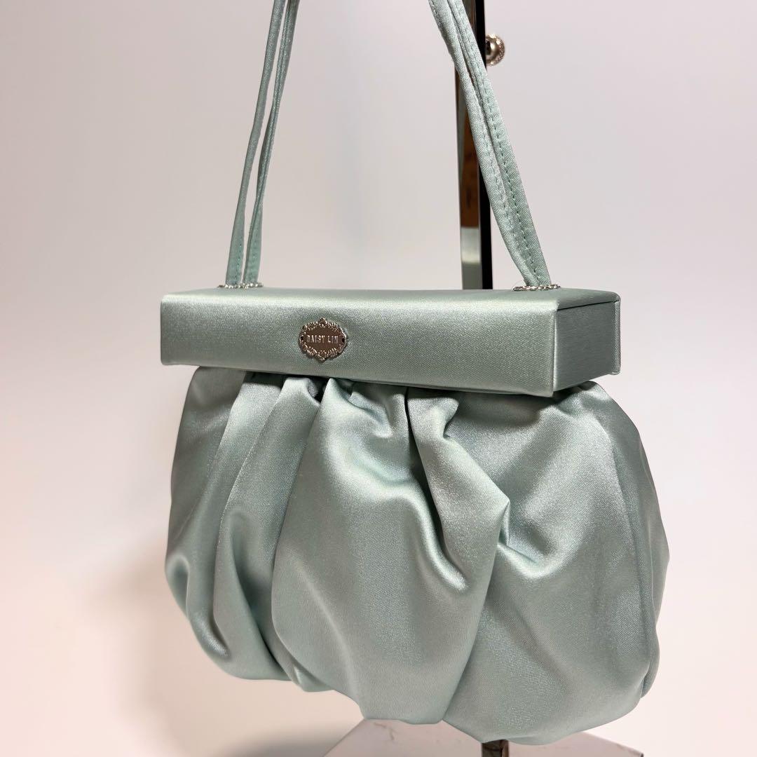 極美品✨デイジーリン アクセサリーポーチ ハンドバッグ ラインストーン ミラー