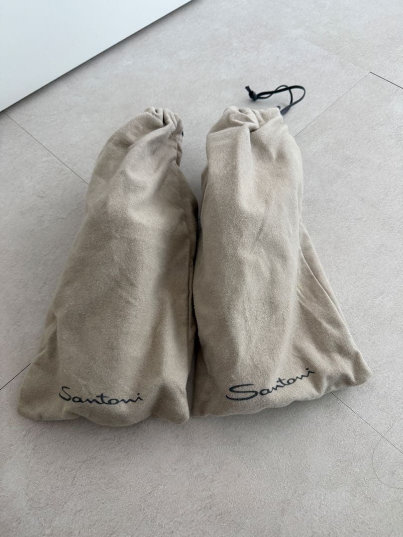 サントーニ　Santino ブラウン スエード ローファー