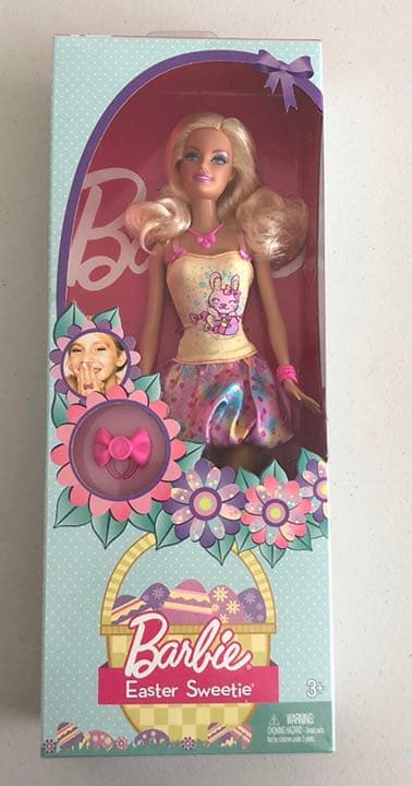 新品。アメリカで購入、バービー人形。イースター2012年。かわいい綺麗❤️