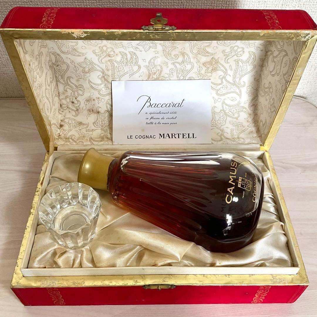 【未開栓】CAMUS カミュ バカラ カラフェ クリスタルボトル 替栓付 希少品