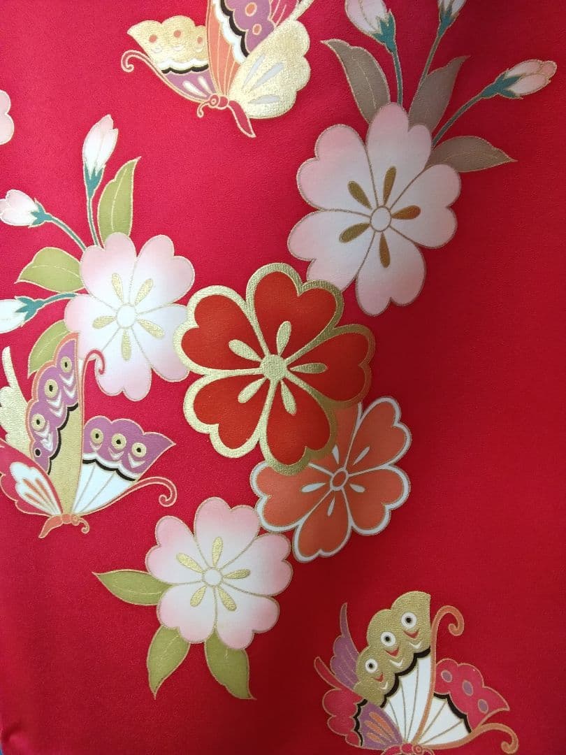 ❰-超得-❱振袖フルセット、正絹振袖セット、重ね衿、帯揚げ帯締め、袋帯、襦袢