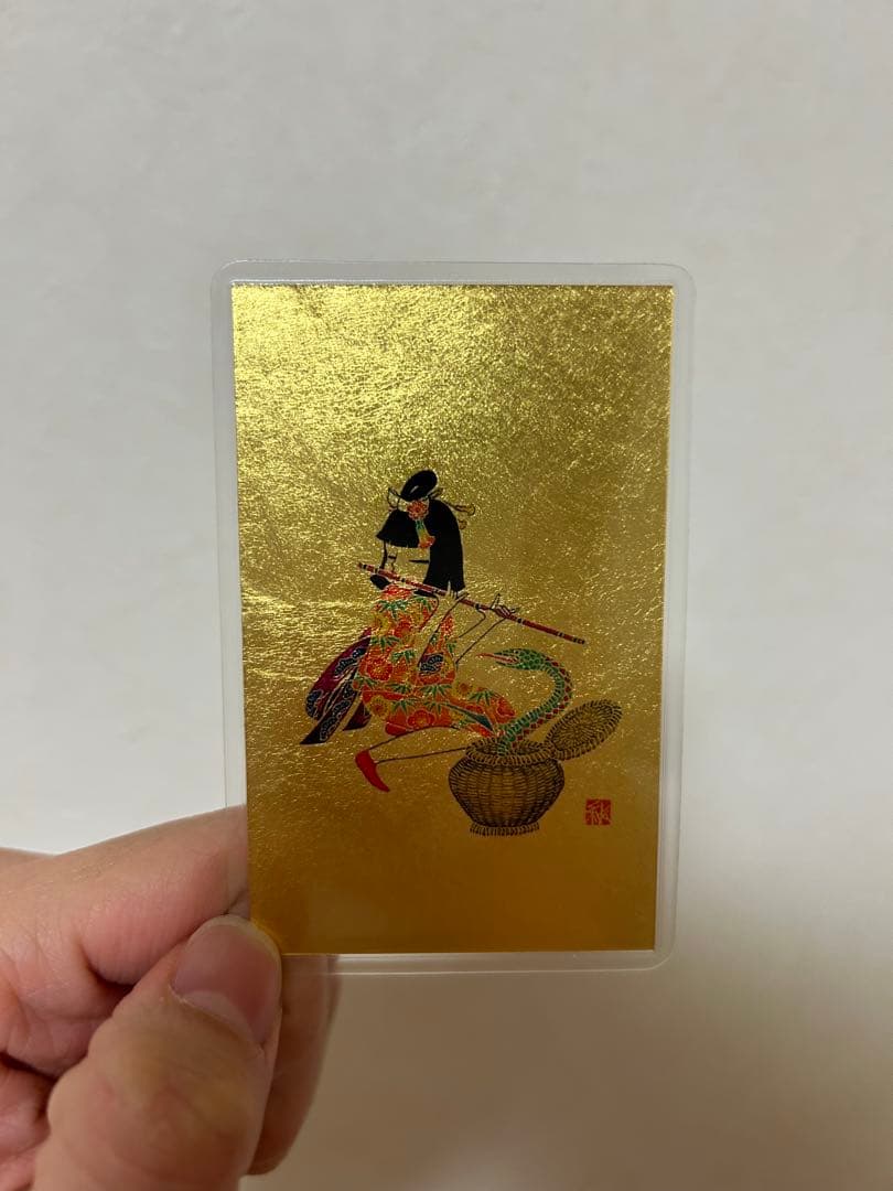 r*n様 田中貴金属　2025年度　金箔カレンダー　銀製根付つき