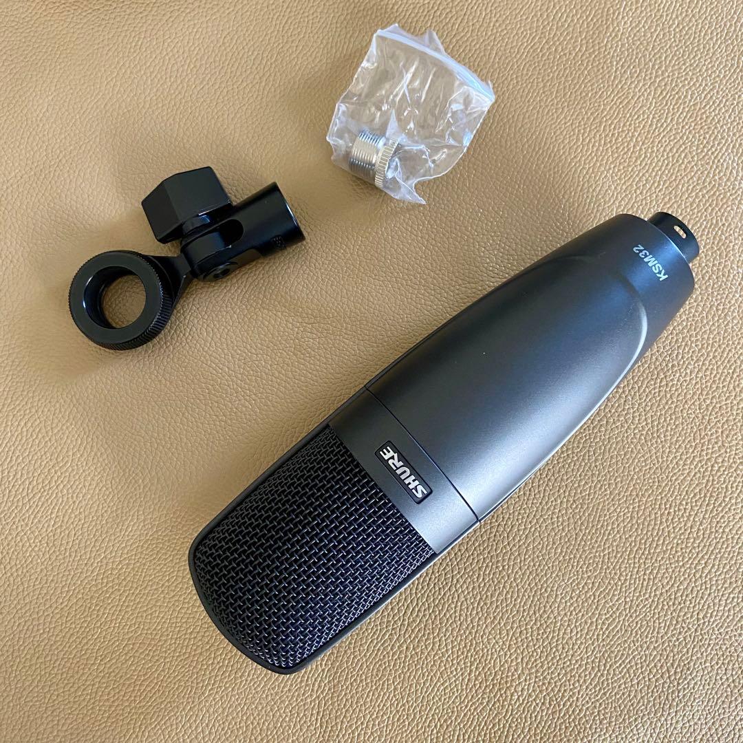 SHURE KSM32CGコンデンサーマイク 本体+付属品