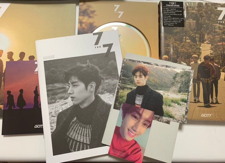 got7 7for7 タイ盤　マーク　セット