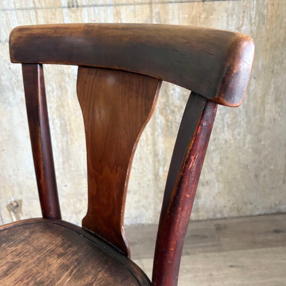 THONET アンティーク　ベントウッドチェア　曲木椅子　ヴィンテージ　④