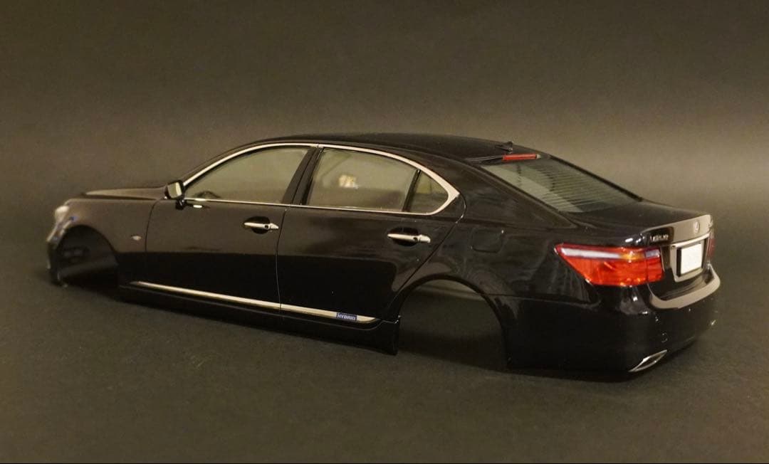 塗装済み 7分完成品 フジミ製 1/24 レクサス LS600hL OPホイール