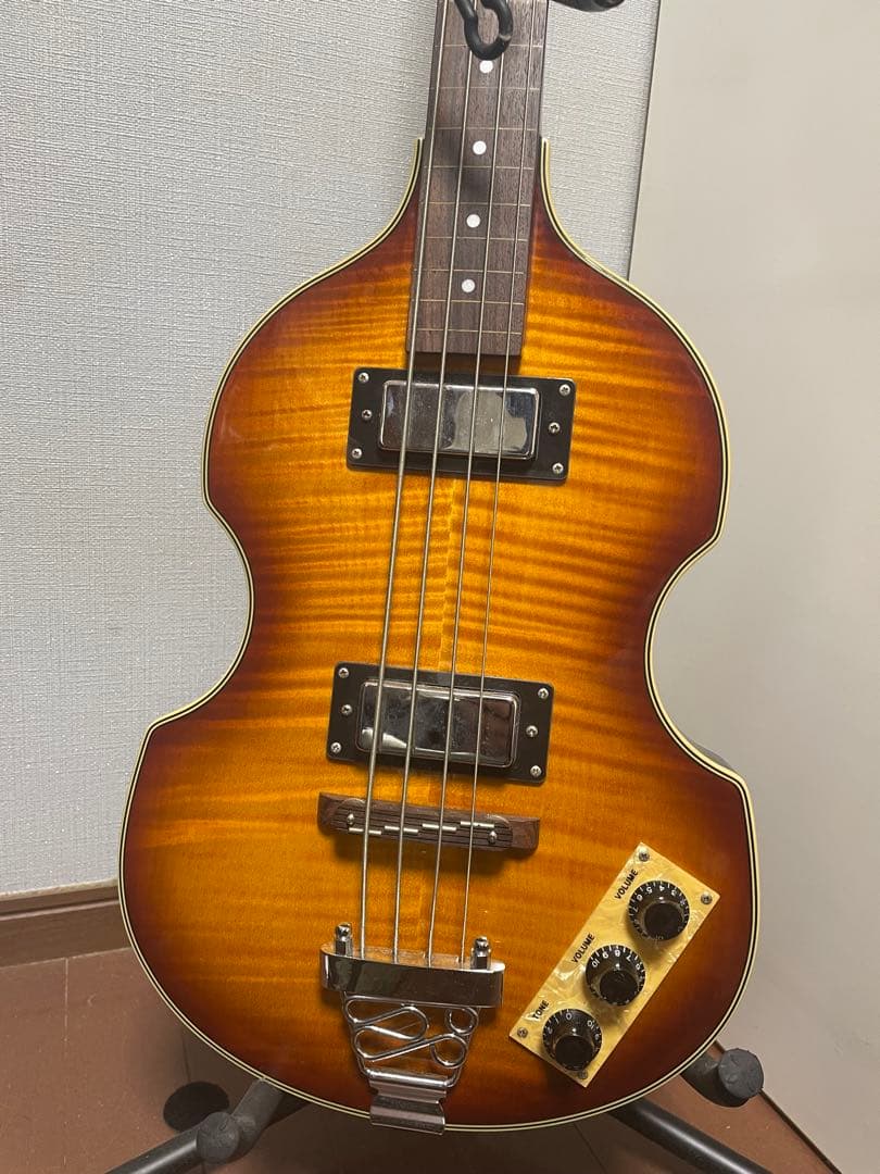 エレキベース Viola Bass エピフォン(フレットレス)