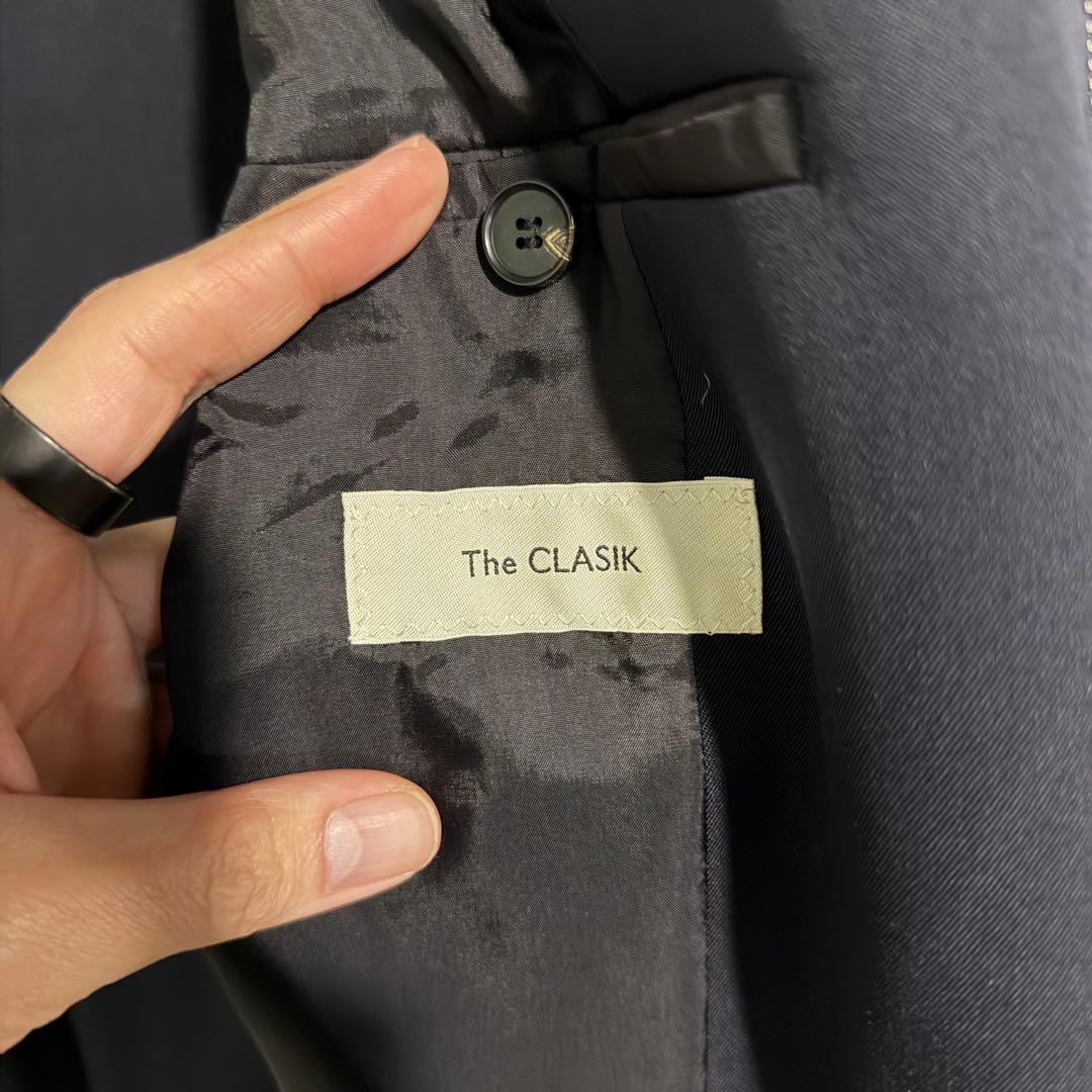 The CLASIK ハリントンジャケット CKJK 011 ネイビー 46 S